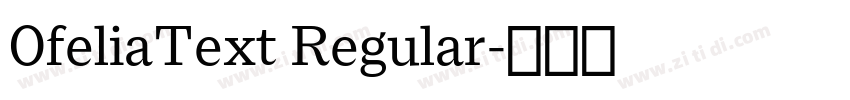 0feliaText Regular字体转换